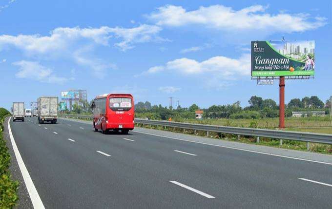 Bảng quảng cáo tấm lớn vị trí cao tốc Pháp Vân - Cầu Giẽ