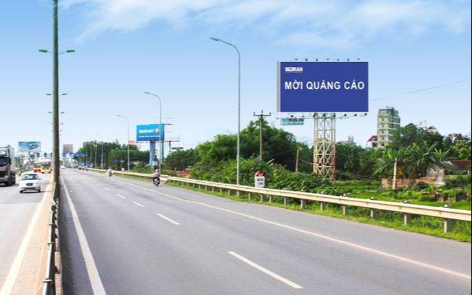 Biển quảng cáo nằm ở vị trí đường Võ Văn Kiệt