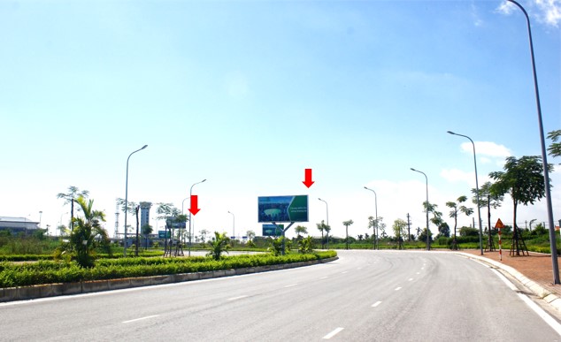 Hướng nhìn đường Lê Hồng Phong – nhà Ga